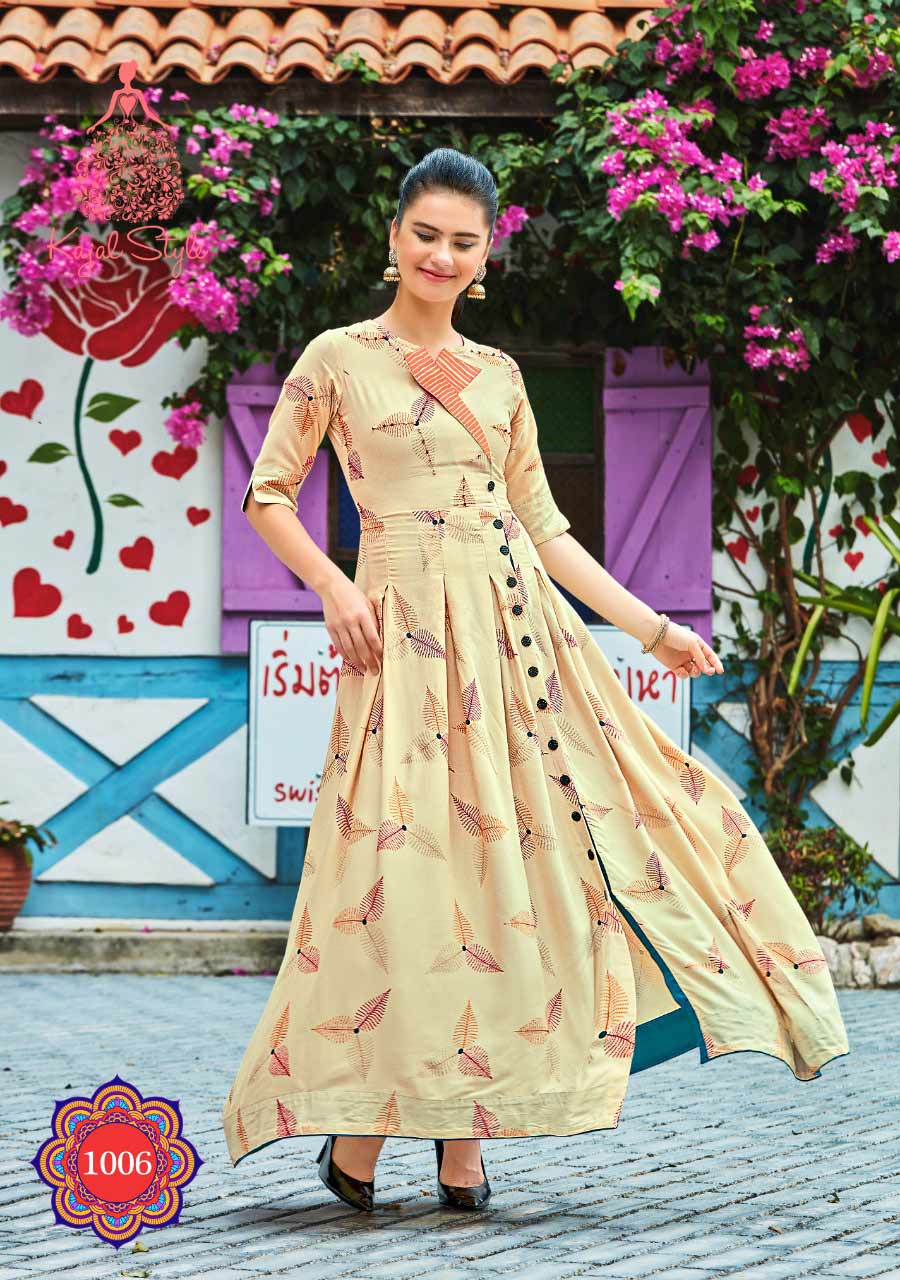 Fashion Loreal Vol-1 Kajal Style Rayon Cotton Wholesale Kurti Fashion Loreal Vol-1 Kajal Style Rayon Cotton Wholesale Kurti